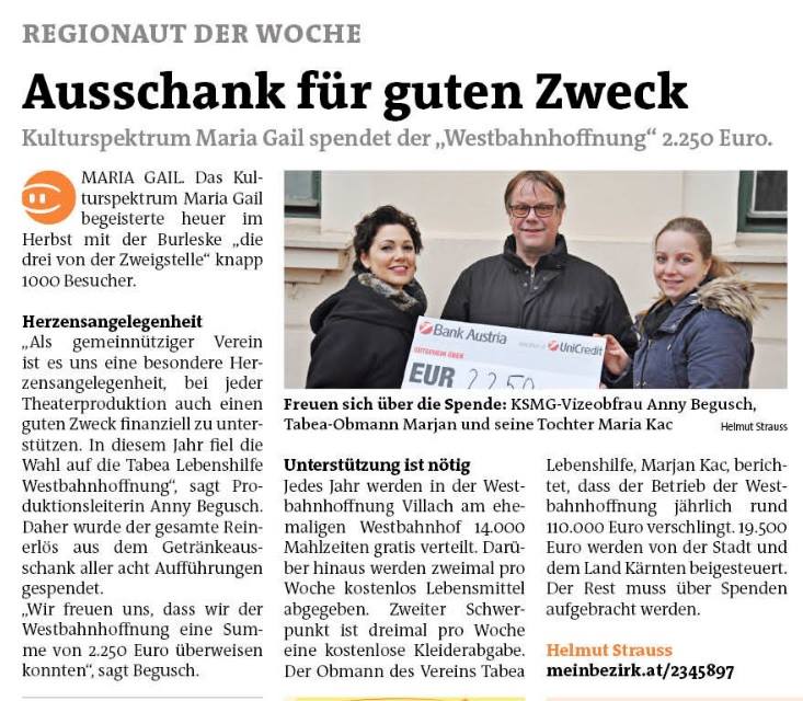 Ausschank für einen guten Zweck Ausschank für einen guten Zweck